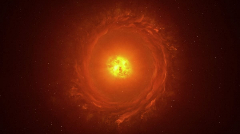 Красный сверхгигант WOH G64 проявил неожиданные признаки активности